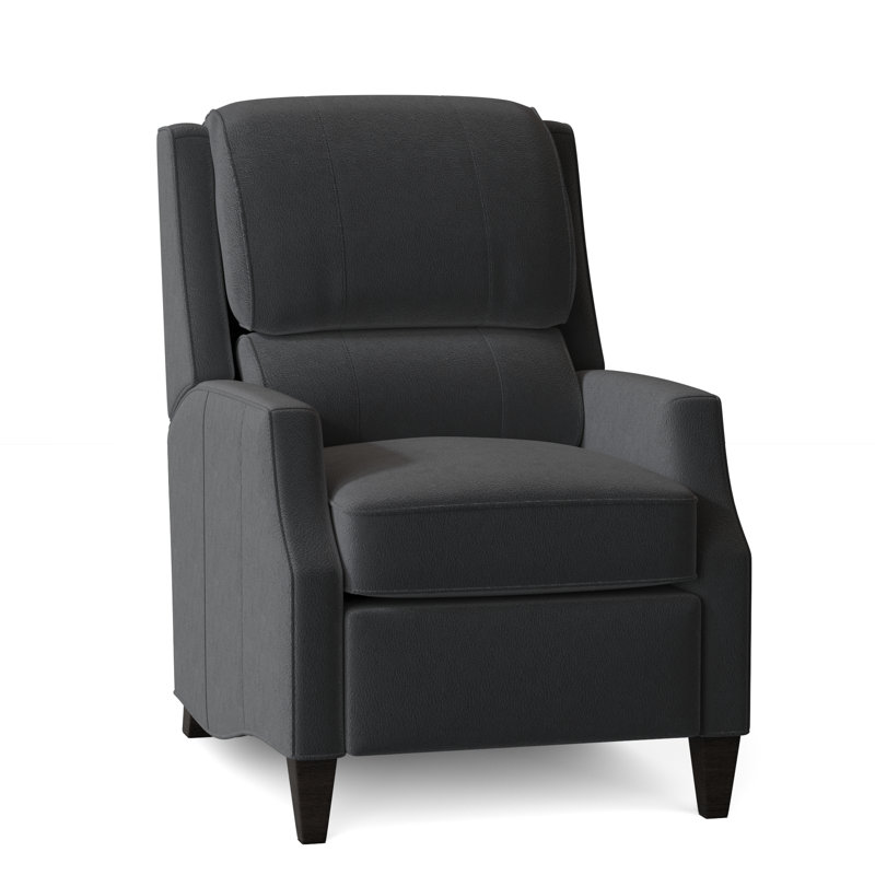Mauney Recliner, Cobblestone, Manual, Empyrean Tweed Genuine Leather