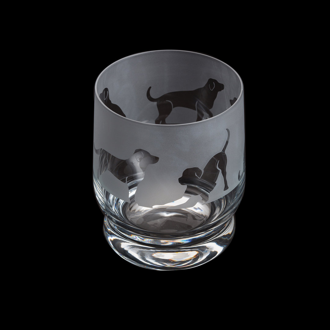 Dartington Crystal Aspect Labrador 350ml Drinking Glass