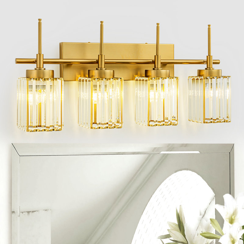 Edgars Dimmable Vanity Light, Gold, 4