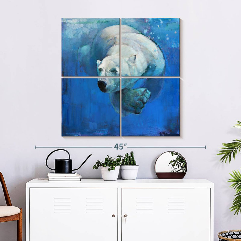 Brampt Deep Blue, 32" H x 32" W