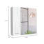 Armoire à pharmacie à 4 tablettes avec miroir-1420078583