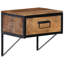Adaliyah 40cm W Iron Bedside Table