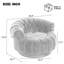Fauteuil demi-tonneau pivotant à 45 ° l 45,9 po-854182514