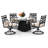Alyah 4 - Person Patio Dining Set with Square Table , Cushions Included