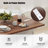46.5'' Farmhouse Kitchen Island With Drape Of Beads, Power Outlet, Rolling Kitchen Cart On Wheels With Drop Leaf, 3 Doors , 3 Drawers And Internal Iron Shelf, For Kitchen, Dining Room, Black-731766553