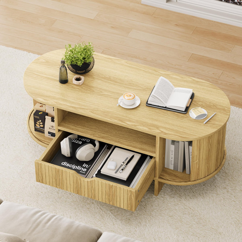 Table basse Mid Mid Century, Natural