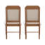 Ensemble de 2 chaises d'appoint en bois de hêtre massif Corbitt H (ensemble de 2)
