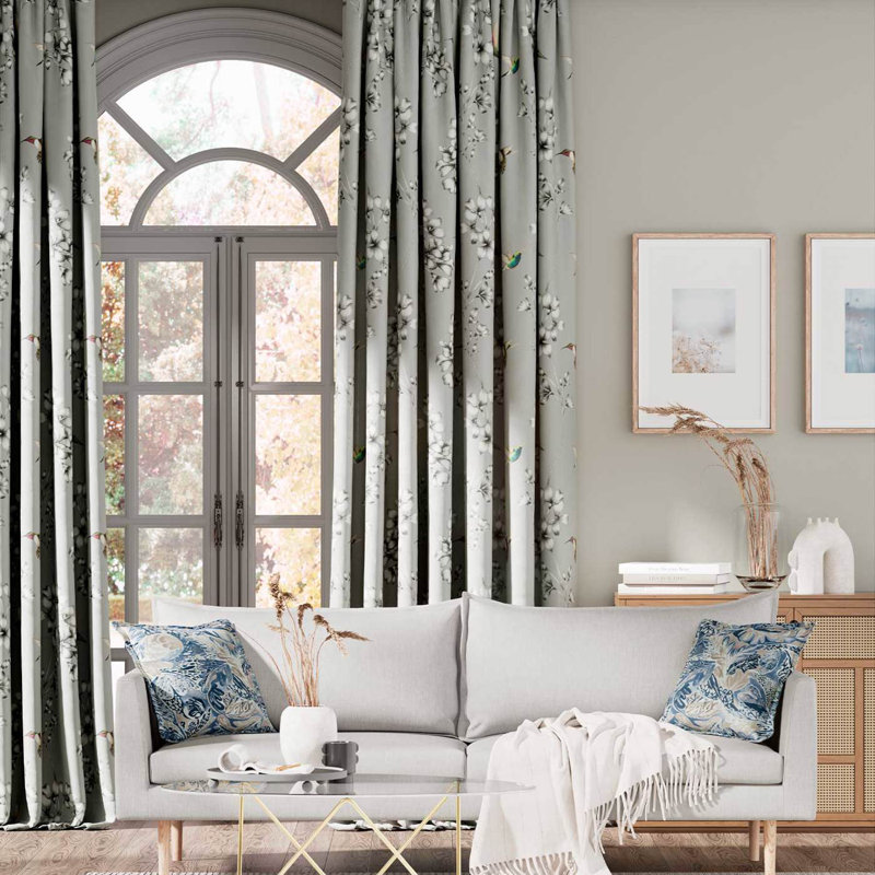 Amazilia Fabric, French Gray