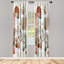 Paire de rideaux East Urban Home Mid Century-684542330