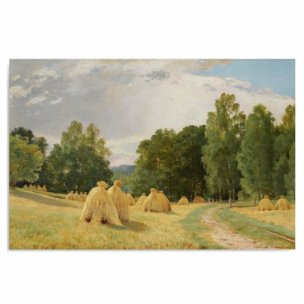 Leinwandbild Haystacks von Ivan Shishkin