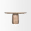 Modi Round Solid Wood Dining Table-1723349291