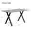 Dining Table With Cross-leg-1322469557