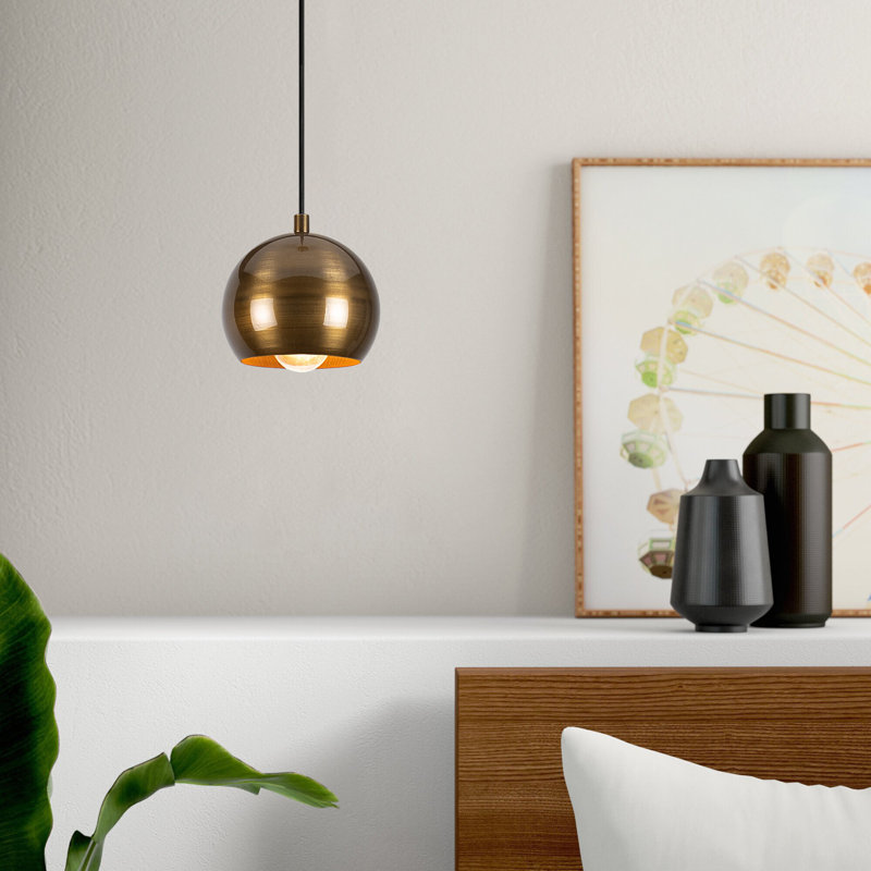 Elegant Scandinavian Chandelier, Gold Finish, 4.7 x 11.8 inches | Height: 43.7 inches | Iron Body, E27 Socket (Max 40W), 35.4-inch Cable, IP20 Rated | Perfect for Modern Living Room & Dining Room Décor