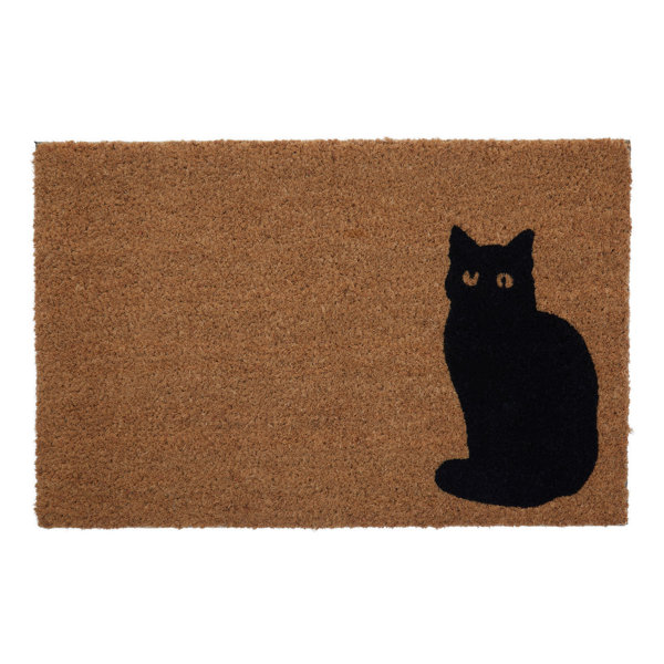 Nicola Spring Coir Door Mat - 60 x 40cm - Leopard Heart : :  Home & Kitchen