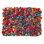 Tapis rouge en coton à poils longs Fiesta