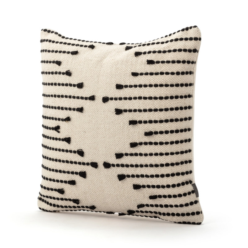 Geometric Cotton Throw Pillow
