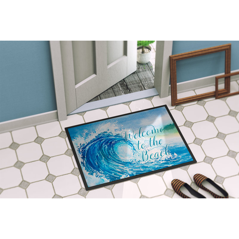 Kaniel Non-Slip Outdoor Doormat, 0.2" H x 36" W x 24" D
