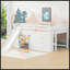 Lit mezzanine double pleine grandeur avec glissade