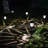 Brown Low Voltage Solar Powered Integrated LED Pathway Light Pack