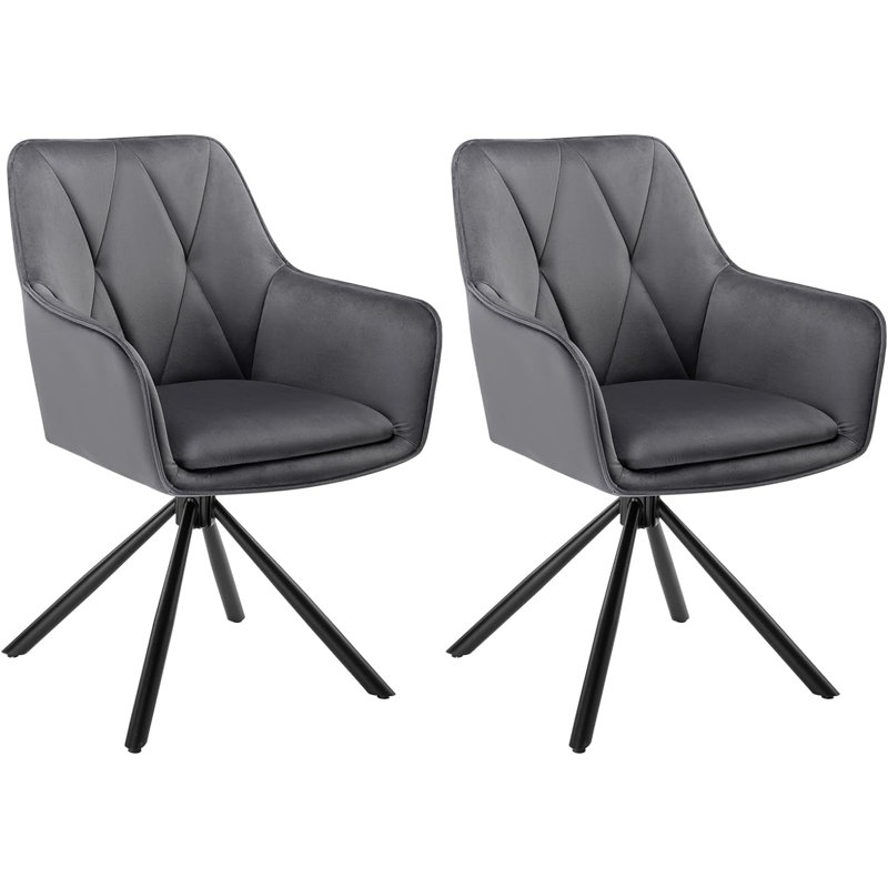 Sourya Dining Chair Set, Light grey