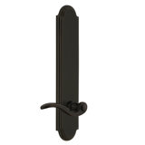 Grandeur Arc Tall Plate Privacy with Bellagio Lever