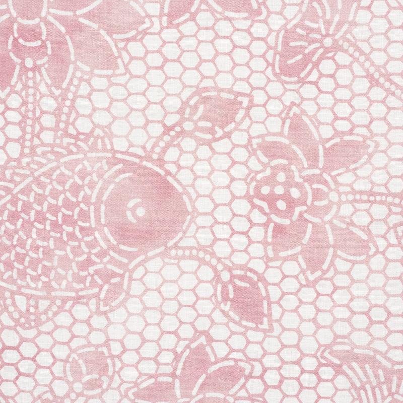 Tissu Lotus Batik, Rose
