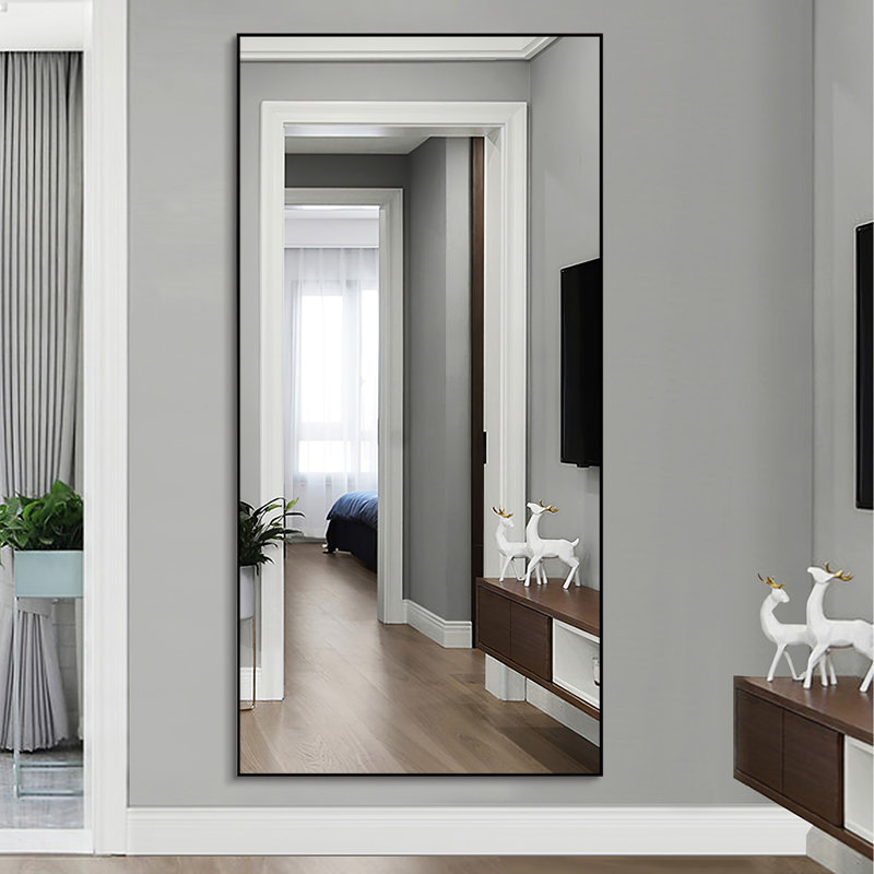 Miroir de salle de bain mural Talma, H 71 po x l 32 po, Noir