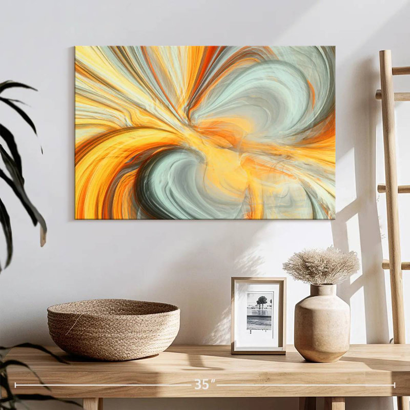 Avery Fluid Dynamic Abstract, 16" H x 24" W