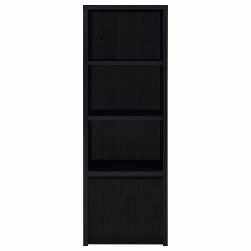 Bibliothèque à 3 tablettes avec armoire inférieure