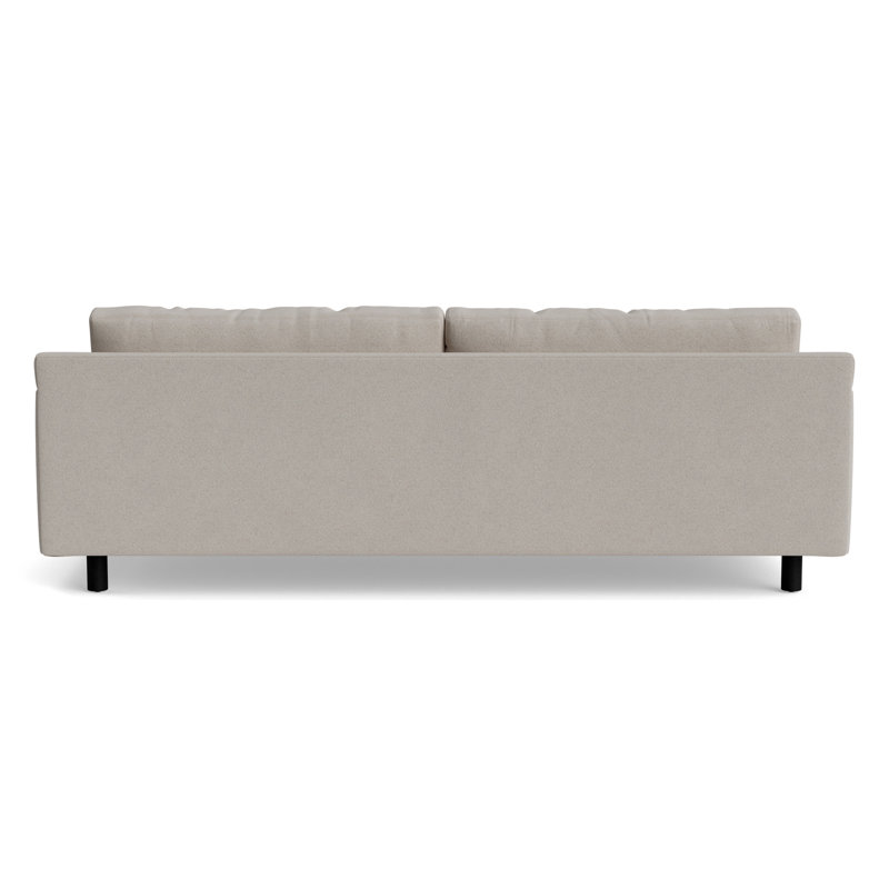 Hunter No Welt 100 Sofa, Performance Boucle - Dove Gray, Black