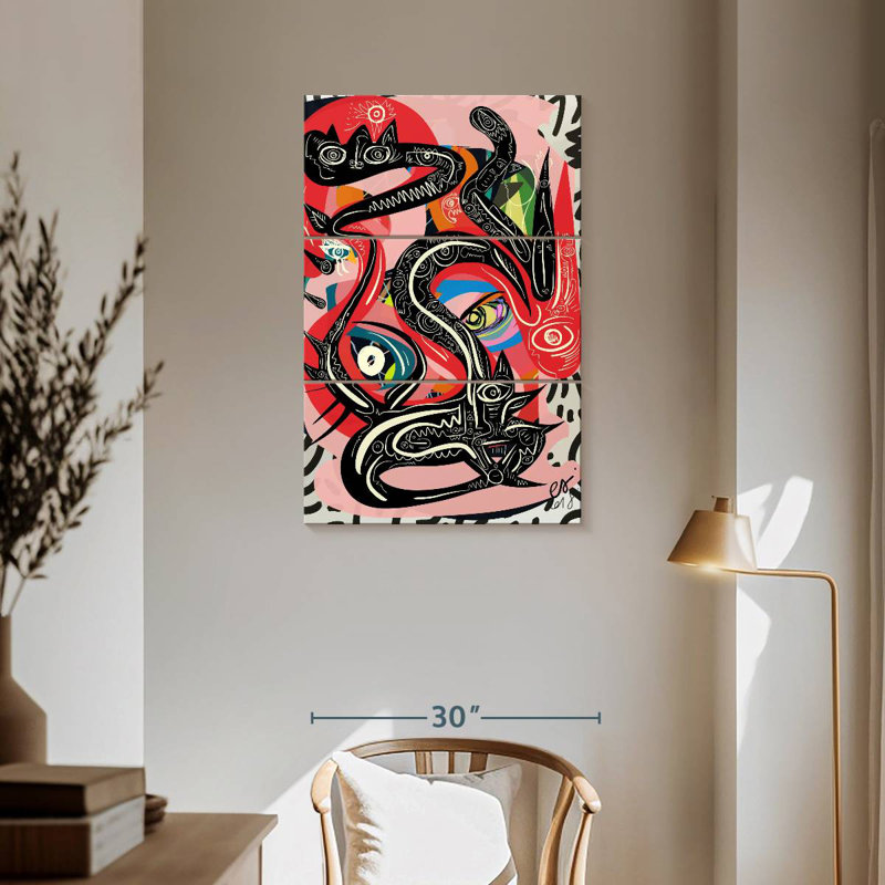 Kelan Graffiti Mystic Snake, 57" H x 36" W