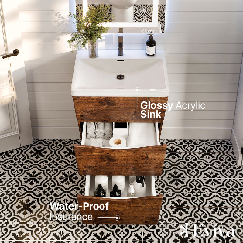Caddric 25" Single Bathroom Vanity Set