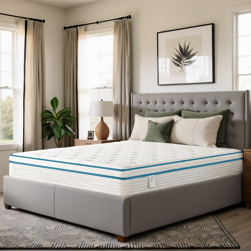  White Pocket Spring Mattress in Vacuum Pack, High Resilience Foam with Knitted Fabric, Multiple Sizes Fast Dispatch From UK Warehouse – Dispatched Within 2 Days