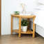 Banc de douche en bambou l 15,9 po Merick-588007841