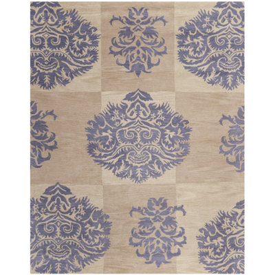 Amory Hand Tufted Wool Floral Rug