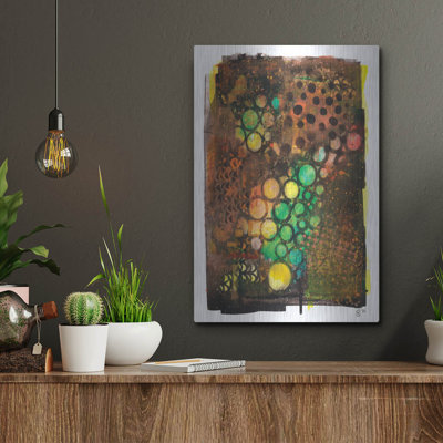  «Beliefs 3» par Laura Gibson, art mural en métal, 12 po x 16 po
