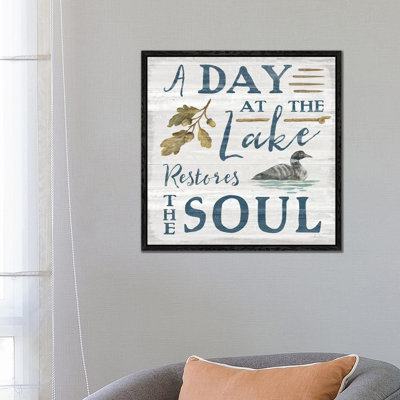 Lakeside Retreat VII by Silvia Vassileva - Floater Frame Gallery-Wrapped Canvas Giclée on Canvas