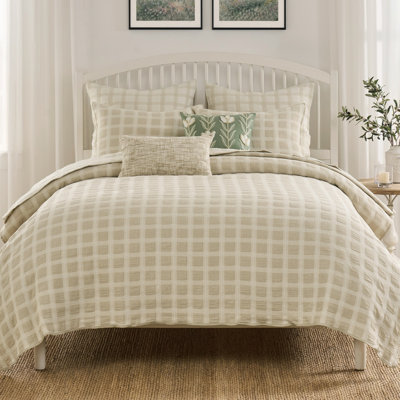 Ensemble de couvre-lit taupe Millhouse de Greenland Home Fashions – Twin/XL, 2 pièces