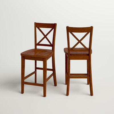 Solid Wood Counter Stool