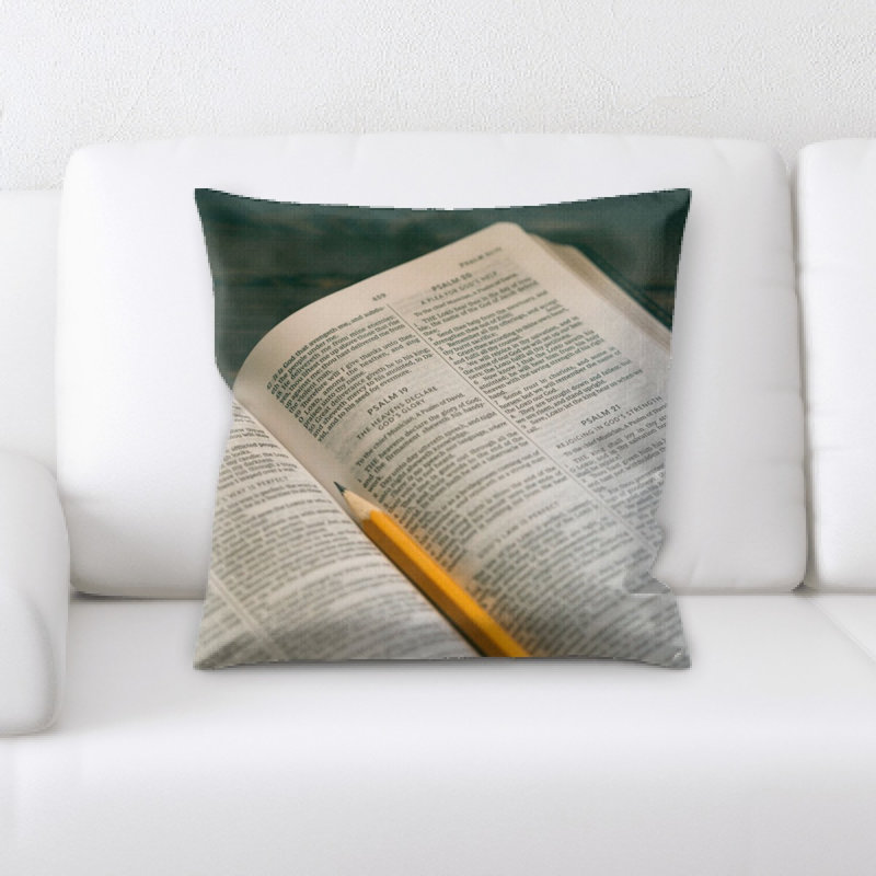 Microsuede Reversible Throw Pillow