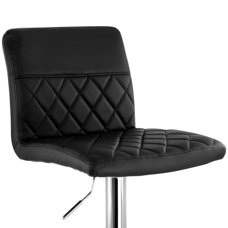 Swivel Upholstered Adjustable Height Counter Stool