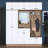 Modern Hall Stand with Mirror, Walnut & White Finish, 70.7 x 89.0 x 14.8 inches | 100% Melamine Coated Particle Board, Numerous Shelves, Wall-Mountable, Additional Storage | Stylish & Functional Entryway Solution