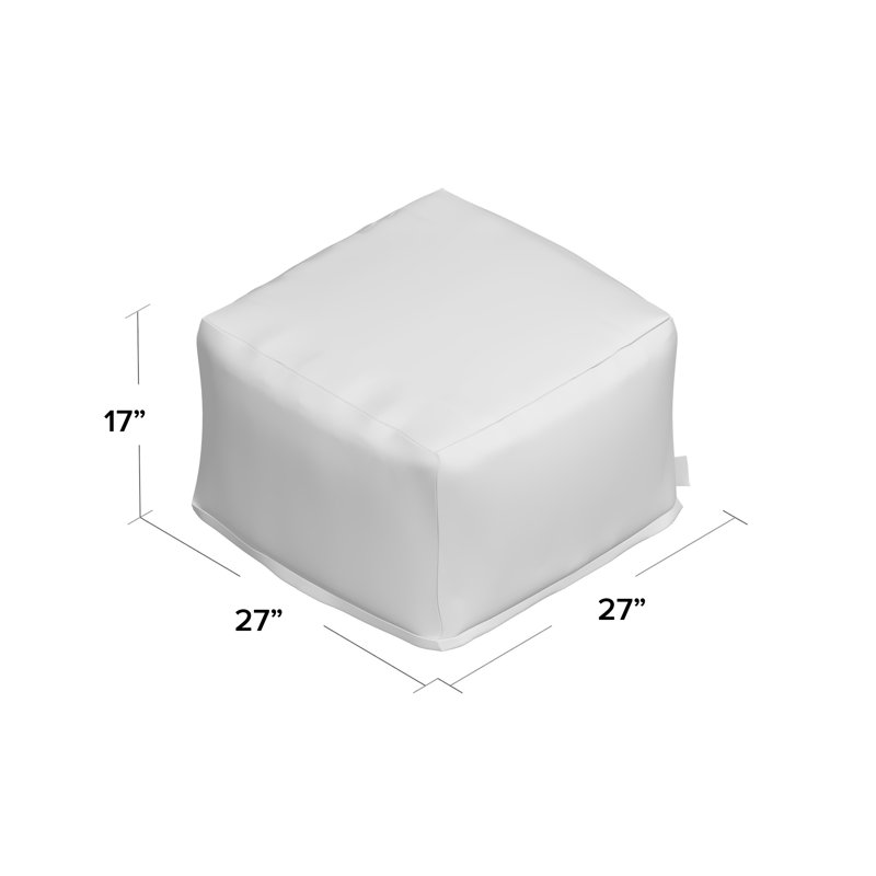 Aalin Outdoor Ottoman, Citrus