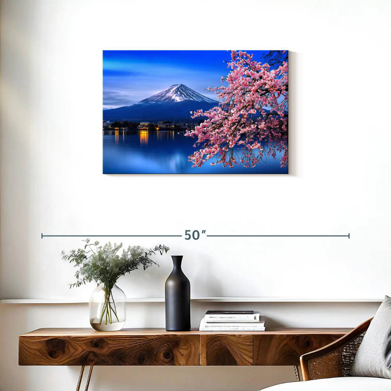 Alvord Sakura au printemps, H 20 po x l 30 po