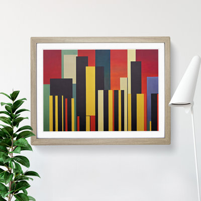 Popular Abstract City Skyline - Single Picture Frame Print