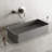 Palazzo Gothic 24" L x 11" W x 5" H Gray Handmade Rectangular Vessel Bathroom Sink