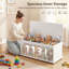 India Storage Chest With Lid, 113L Storage Box-30934201