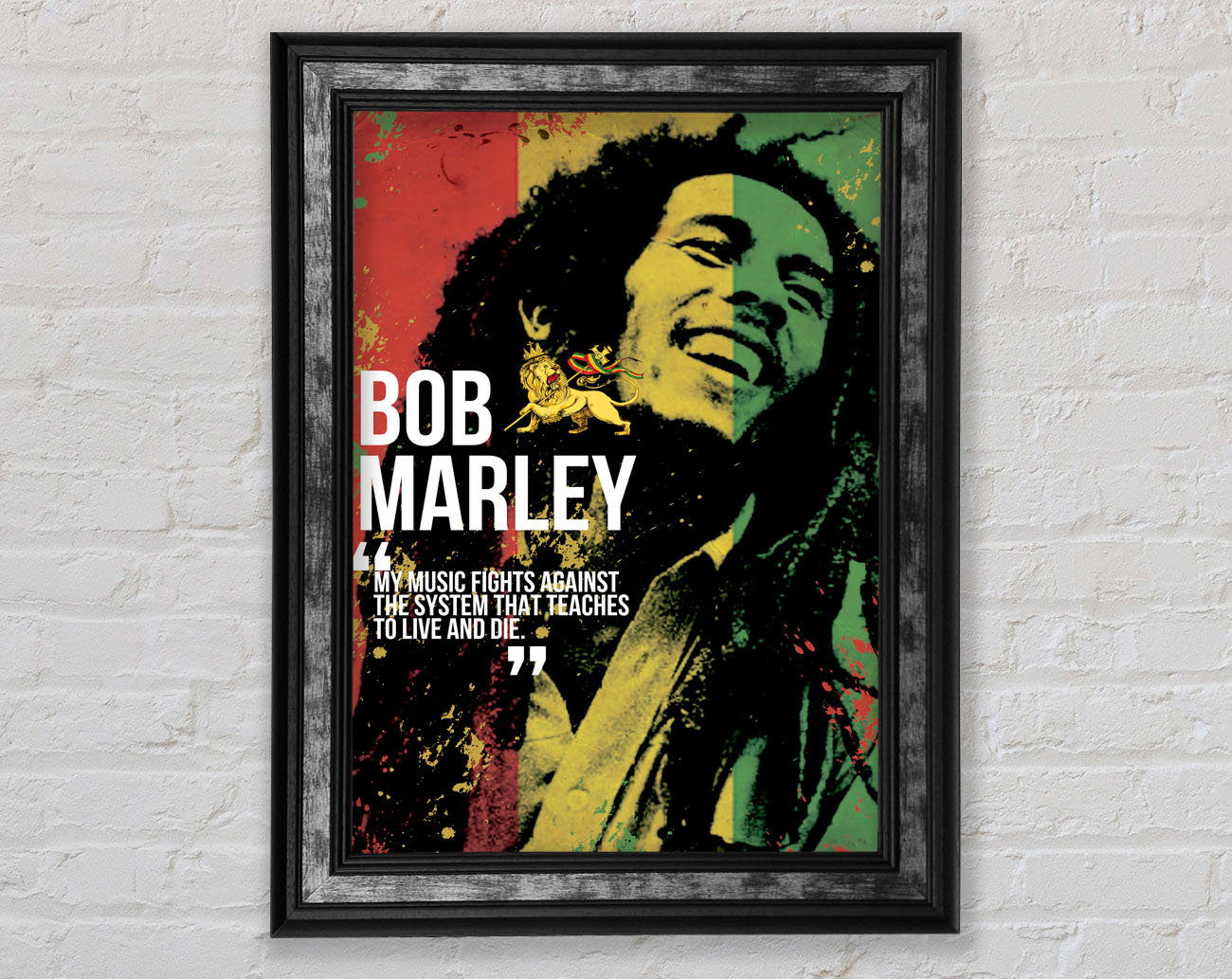 Bright Star Music Quote Bob Marley My Music Fights - Single Picture ...