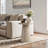 Stone Pattern Manufactured Wood 19.7-Inch Tall Round End and Side Table