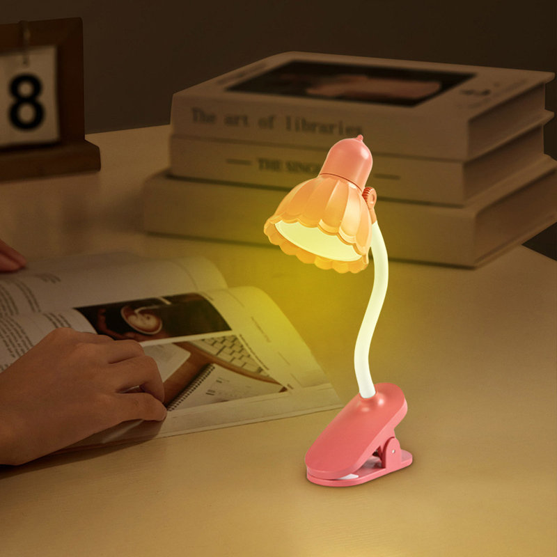Mini lampe de bureau Original avec lampe de nuit à DEL pliable et portable, Coral Pink